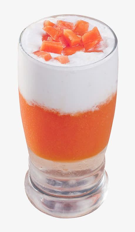 木瓜牛奶雪昔 美味与视觉的双重盛宴